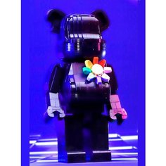 Конструктор 3D из миниблоков Balody Bearbrick Влюбленный мишка черный 1126 элементов - BA21166