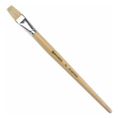 Кисть BRAUBERG щетина плоская № 16, 30 шт