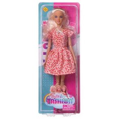 Кукла Defa Lucy Модная девушка в коралловом платье Китай