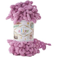 Пряжа Alize Puffy бегония (98), 100%микрополиэстер, 9м, 100г, 2шт