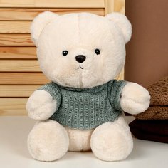 Мягкая игрушка «Мишка», 26 см, в кофте, микс Россия