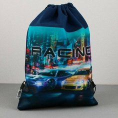 Сумка для обуви Racing, нетканное полотно, размер 41х31 см Art Fox