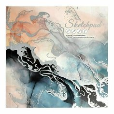 Скетчпад, 170 x 170 мм, 40 листов, "фактура", обложка мелованный картон, клеевое скрепление с откидной крышкой, блок 120 г/м2 Феникс