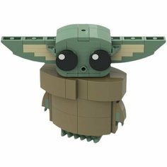 Конструктор звездные войны, Грогу, Малыш Йода, Star Wars, пластиковый, 102 детали Нет бренда