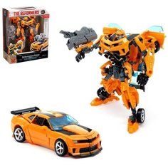 Робот «Автобот», трансформируется, с оружием, цвет оранжевый Miki Market