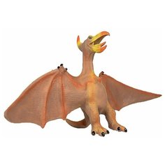 Детская игрушка мягкая виниловая коллекционная фигурка Динозавр Птеродактиль со звуком большой, ESSA, масштаб 1:20