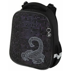 Ранец / рюкзак / портфель школьный для мальчика первоклассника Brauberg Luminous, 2 отделения, с брелком, Светящийся Рисунок, 38х29х16 см, 271368