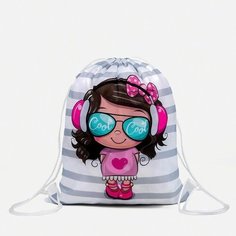 Мешок для обуви на шнурке, цвет белый Gold Market