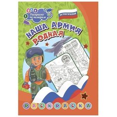 Патриотическая раскраска ТероПром 9470481 по номерам «Наша армия родная» 7-9 лет Учитель