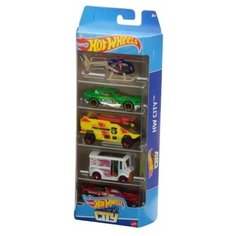 Hot Wheels Игровой набор из 5 машинок HW CITY HFV83