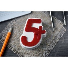 Силиконовая форма для мыла Пять с плюсом Hobby Page
