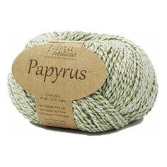 Пряжа Fibra Natura Papyrus Фибра Натура Папирус, 77% хлопок, 23% шелк, 50 г, 120 м, 1 моток.