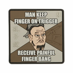 Патчи Maxpedition FINGER BANG 2,5" x 2,5" (6,4 х 6,4 см) (CSFBA)