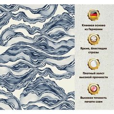 Алмазная мозаика 30х40, на подрамнике, полная выкладка квадратными стразами/ мрамор/ Абстрактный рисунок Даймонд Канвас