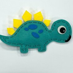 Школа талантов Набор для создания игрушки из фетра «Любопытный динозаврик»