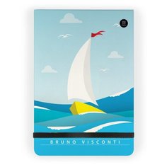 Блокнот А5 100л линия, вертик MEGAPOLIS JOURNAL SUMMER TIME 4 вида 3-475/03 Bruno Visconti