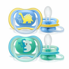 Avent Соска-пустышка силиконовая ultra air 18 мес+ Avent SCF349/11