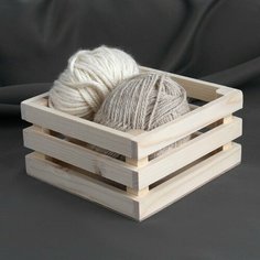 Ящик для рукоделия, деревянный, 20 × 20 × 10 см NO Name