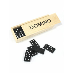 Настольная игра "Домино" деревянное, классическое/ Развивающая, логическая игра Нет бренда