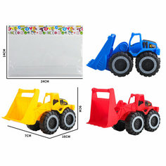 Машинка Бульдозер / спецтехника / 16см / игрушка для мальчика / 3 вида в ассорти. без бренда