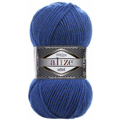 Пряжа Alize Superlana Midi василек (141), 25%шерсть/75%акрил, 170м, 100г, 5шт