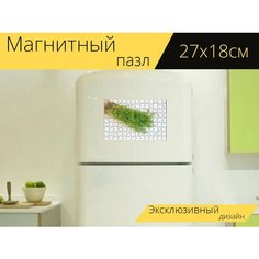 Магнитный пазл "Филиал, укроп, вкус" на холодильник 27 x 18 см. Lots Prints