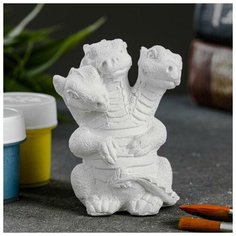 Фигура для раскраски "Змей Горыныч" 8х5х5см Хорошие сувениры
