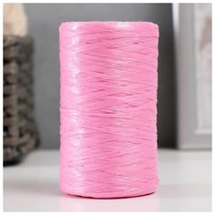 Пряжа для ручного вязания 100% полипропилен 200м/50гр. (07-матовый розовый) Noname
