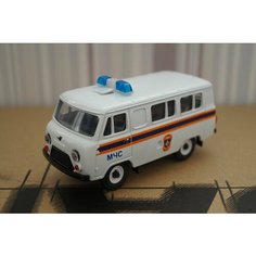 Масштабная модель УАЗ 3962 "МЧС", раритет, масштаб 1/43 Агат