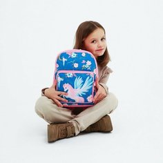 Рюкзак детский с карманом «Единорог в цветах», 30 х 22 х 10 см Nazamok Kids