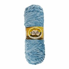 Пряжа ADELIA "DOLLY VELOUR" 5 шт. в упак. цвет №46 св. голубой (DOLLY VELOUR-№46 св. голубой)