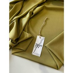 Ткань Костюмно-плательная однотонная вискоза со льном и шелком, 1 м. Noname