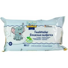 Влажные салфетки Baby line уход за кожей в области подгузника 80шт х 2шт Kitchen Top