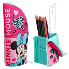 Пенал-тубус мягкий, 20х9 см, Минни Маус Disney