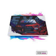 Картина по номерам Mitsubishi Lancer Evolution X, 40 х 60 см Красиво Красим
