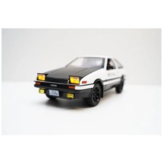 Металлическая (2)инерционная машинка Toyota Trueno AE86, масштаб 1:20, длина 22 см. нет