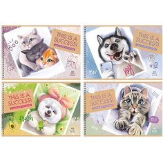 Альбом для рисования 40л, А4, на гребне BG "Лучший кадр" - 8 шт. BG®