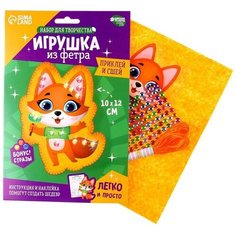 Набор для создания игрушки из фетра с термонаклейкой "Лисёнок"‎ Top Market