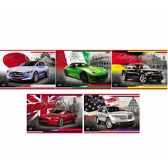 Альбом для рисования 40 л. Хатбер скоба "Country Cars" 40А4вмB выб лак, ассорти (7/35) Hatber
