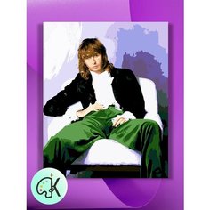 Картина по номерам на холсте Maneskin - Томас Раджи, 30 х 40 см КУЛЬТУРА ЦВЕТА