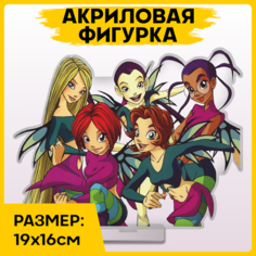 Фигурка из акрила статуэтка Чародейки 19х16cсм 1-я Наклейка