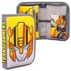 Пенал 1 секция откидной карман и космет 140*210 ткань П1с-21 Transformers "Бамблби" ТероПром