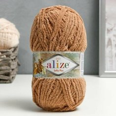 Пряжа "Softy Plus" 100процентов микрополиэстер 120м/100г (199 бежевый) Alize