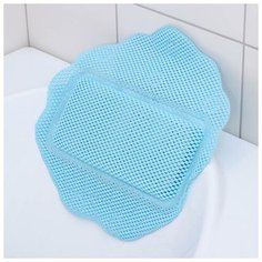 --- Подушка для ванны с присосками "Лотос", 33×33 см, цвет микс