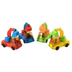 Точилка 1 отверстие с контейнером FUNSHARP "Экскаватор", микс Bruno Visconti