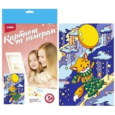 Картина по номерам для малышей волшебные истории "Маленький лис" Ркн-094 Lori