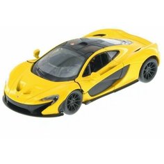 Машинка металлическая Kinsmart 1:36 McLaren P1 5393DKT инерционная, двери открываются / Желтый