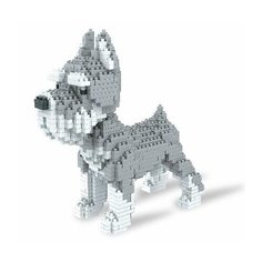 Конструктор 3D из миниблоков RTOY Любимые собачки Шнауцер Макс 900 элементов - JM6618-1