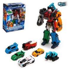 Робот Мегаробот, собирается из 6 машин Нет бренда