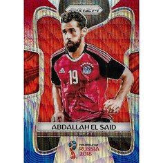 Коллекционная карточка Panini Prizm FIFA World Cup Russia 2018 #55 Abdallah El Said - Red Blue Wave S0302
